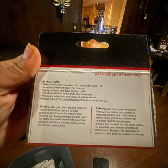 1~Grill Cleaning Stone Cooking Concepts BBQ Grill Cleaning Pumice Stone - Picture 3 of 4